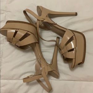Kananda steve madden nude heels size 7